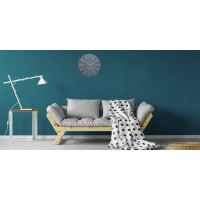 Dizajnové nástenné hodiny Future Time FT2010GY Round grey 40cm